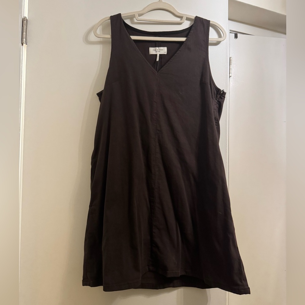 Brown denim mini dress - rag and bone NWT